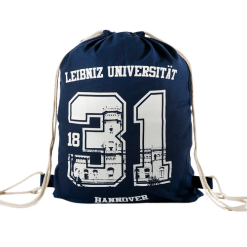 Sportbeutel der Leibniz Universität Hannover