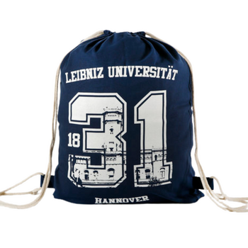 Sportbeutel der Leibniz Universität Hannover