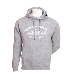 Bio Hoodie grau mit Logo | Bequem & hochwertig