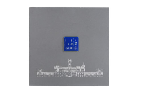 Ansteck-Pin mit Magnetverschluss der Leibniz Universität Hannover